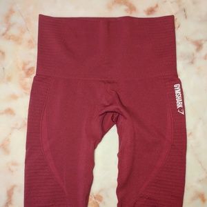 Gymshark beet seamless leggings sz. Small nwot